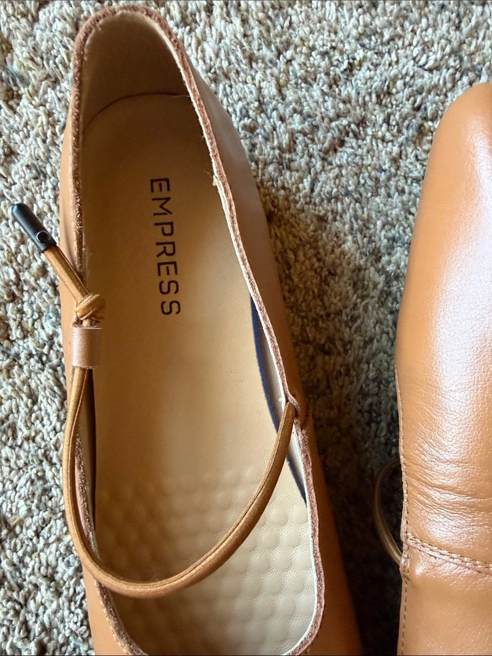 Empress Women's Tan Mary Jane Flats